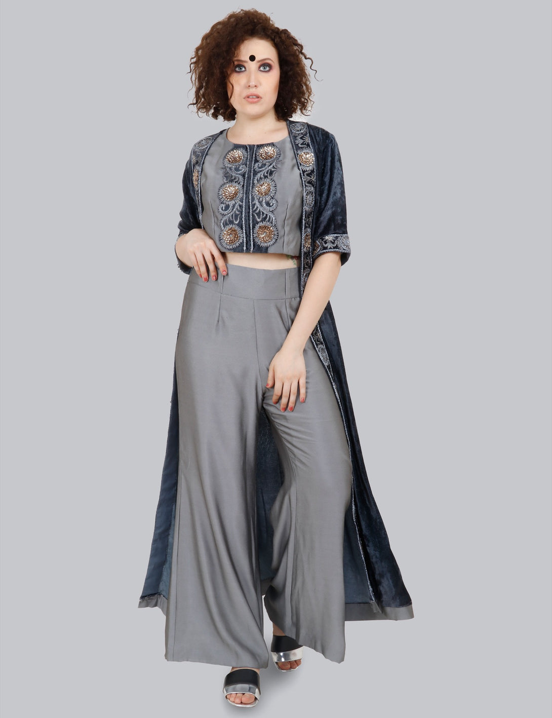 Velvet Jacket Co-ord Set
