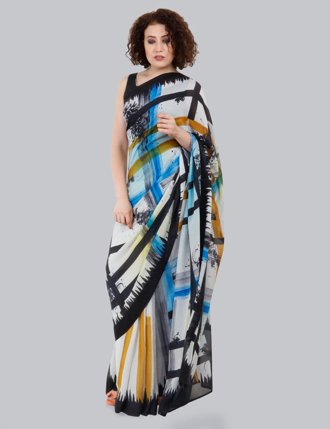 Hand Painted Saree ,Sasha