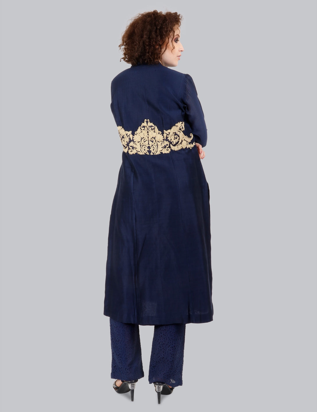 Cotton Silk Navy 2pc Set