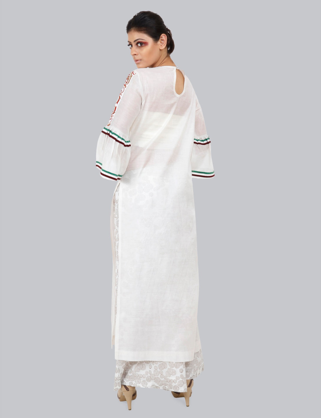 Chanderi Kurta With Embroidery