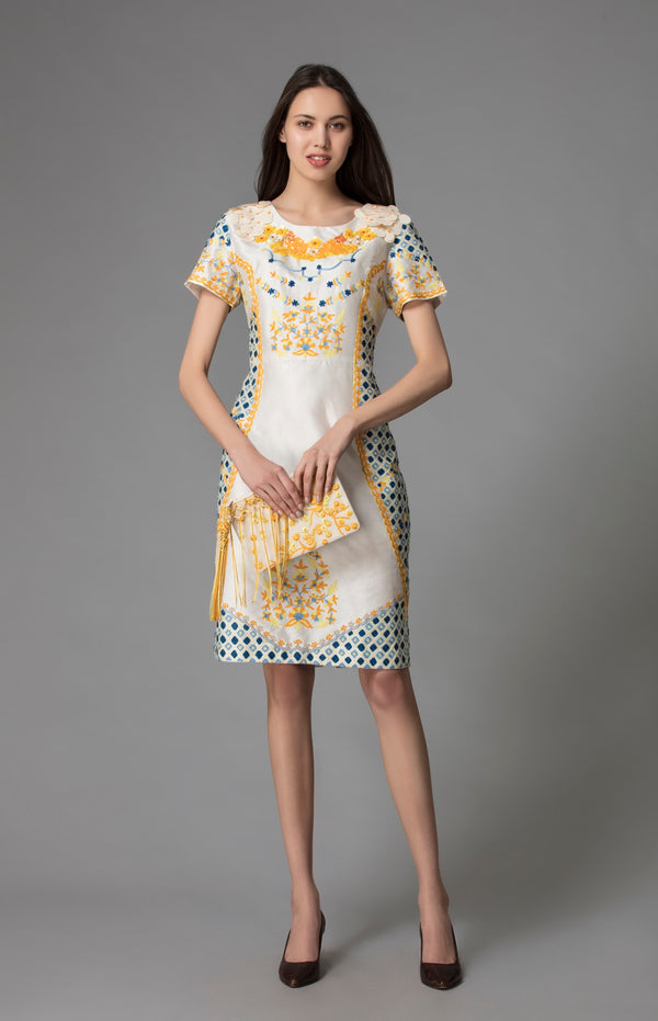 House Of Tiraz Exclusive Silk Dress