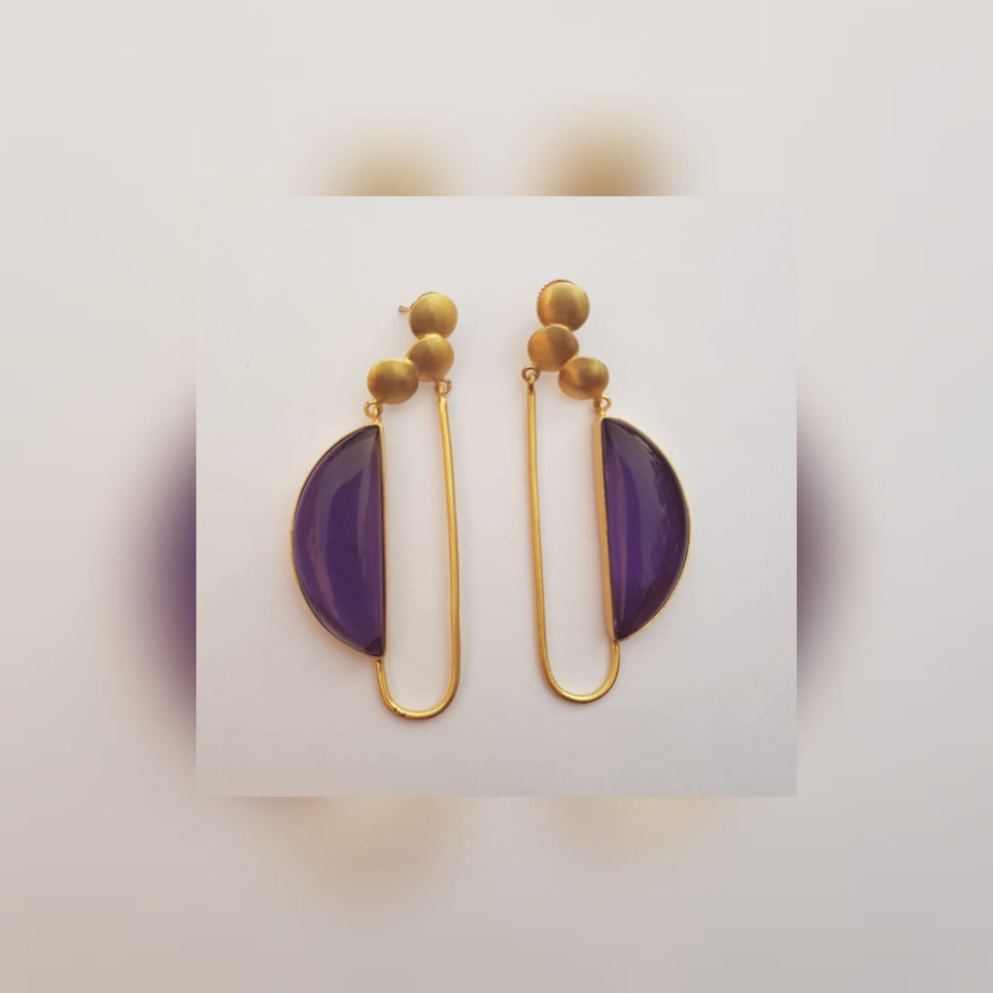 Amethyst Coloured Earrings