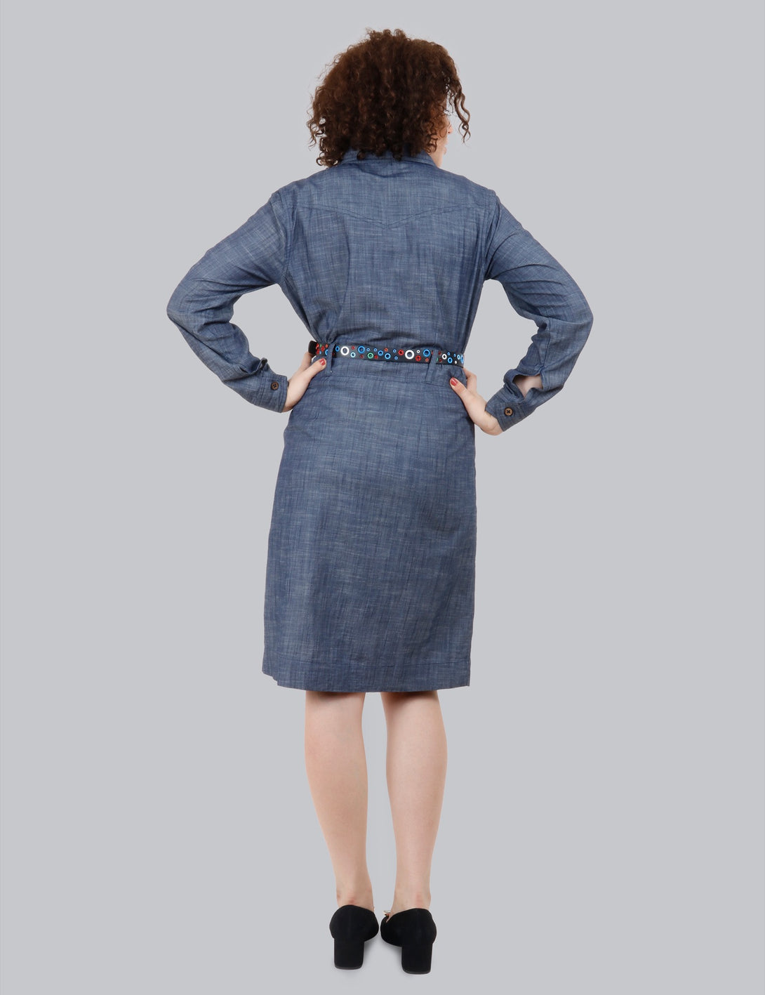 Chambray Shirt Dress