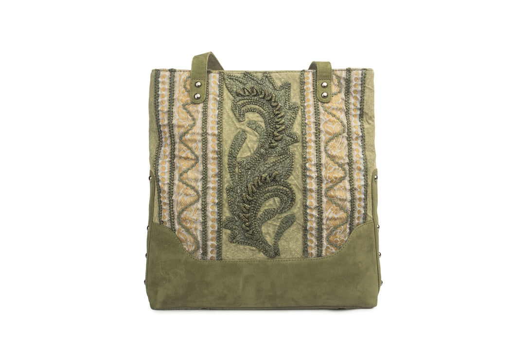 Cord Work Embroidered Bag