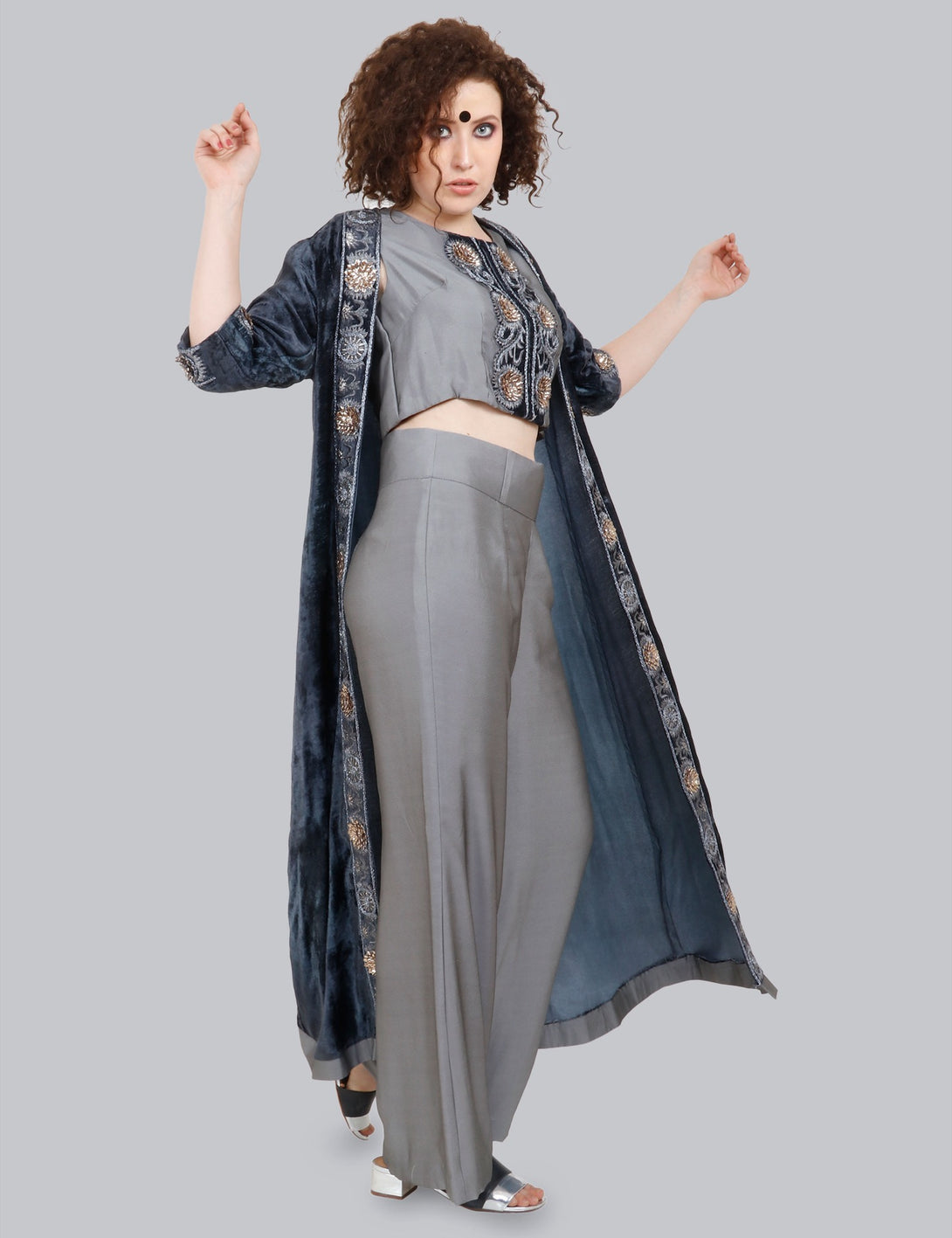 Velvet Jacket Co-ord Set